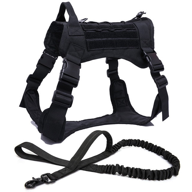 Dog Harness Front Clip Law Enforcement K9 Working Pet Dog Durable Vest For Small Large Dogs German Shepherd