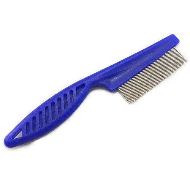 Protect Flea Comb For Cats Dogs Pet Stainless Steel Comfort Flea Hair Grooming Tools Deworming Brush Short Long Hair Fur Remove