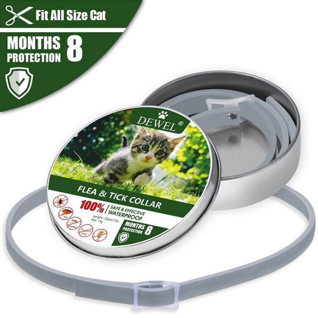 Flea and Tick Collar for Dogs with Flea Comb Adjustable Design-One Size Fits