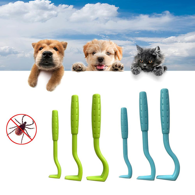 3PCS Pet Flea Remover Tool Scratching Hook Remover Cat Dog Grooming Comb Supplies