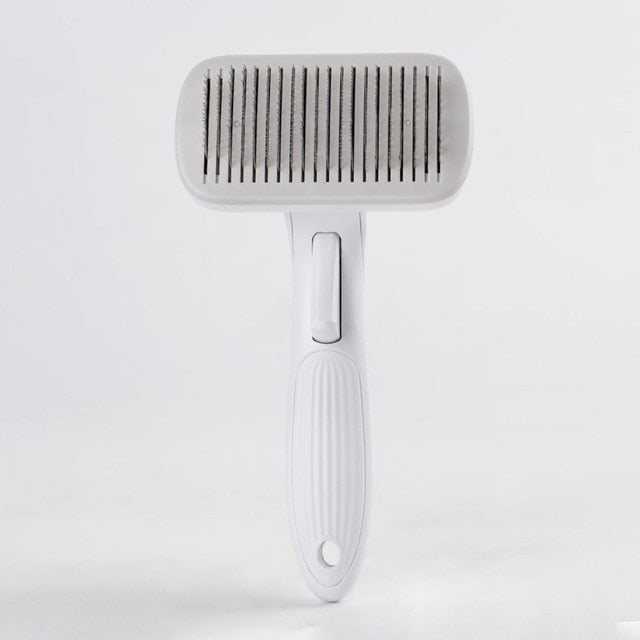 Pet Cat Brush Hair Remover Comb Self Cleaning Cat Slicker Brush Shedding Trimmer Comb for Cats Dogs Long Hair Pet Grooming Tools