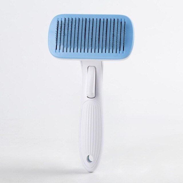 Pet Cat Brush Hair Remover Comb Self Cleaning Cat Slicker Brush Shedding Trimmer Comb for Cats Dogs Long Hair Pet Grooming Tools