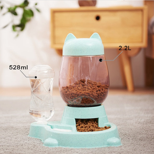 Pet Cat Bowl Dog Feeder Bowls Kitten Automatic Drinking Fountain 1.5L Feeding Product