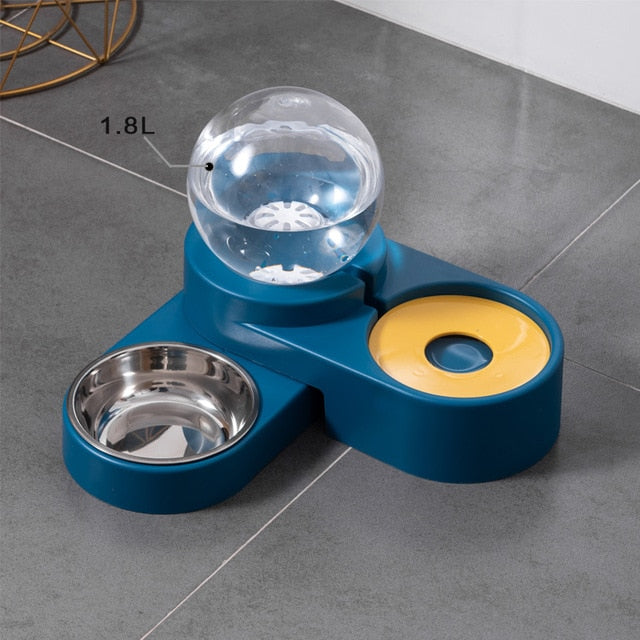 Pet Cat Bowl Dog Feeder Bowls Kitten Automatic Drinking Fountain 1.5L Feeding Product