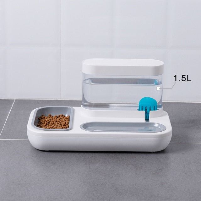 Pet Cat Bowl Dog Feeder Bowls Kitten Automatic Drinking Fountain 1.5L Feeding Product