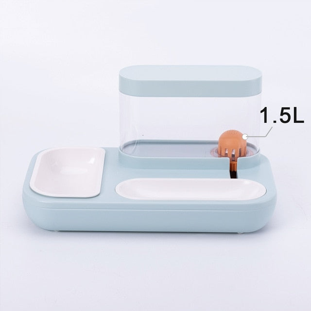 Pet Cat Bowl Dog Feeder Bowls Kitten Automatic Drinking Fountain 1.5L Feeding Product