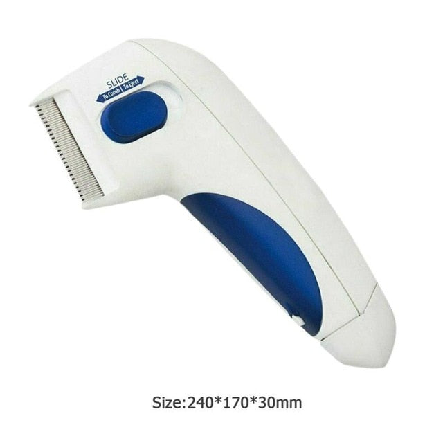 Pet Flea Lice Cleaner Comb Electric Dog Flea Cleaning Brush Anti Flea Dog Comb Electronic Lice Comb for Cats Dogs Pet Supplies