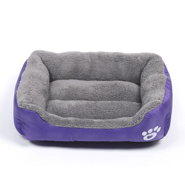 PETGOO Pet Sofa Dog Beds Waterproof Bottom Soft Fleece Winter Warm Cat Bed House Small Medium Large Dogs Comfort Mat Nest Kennel