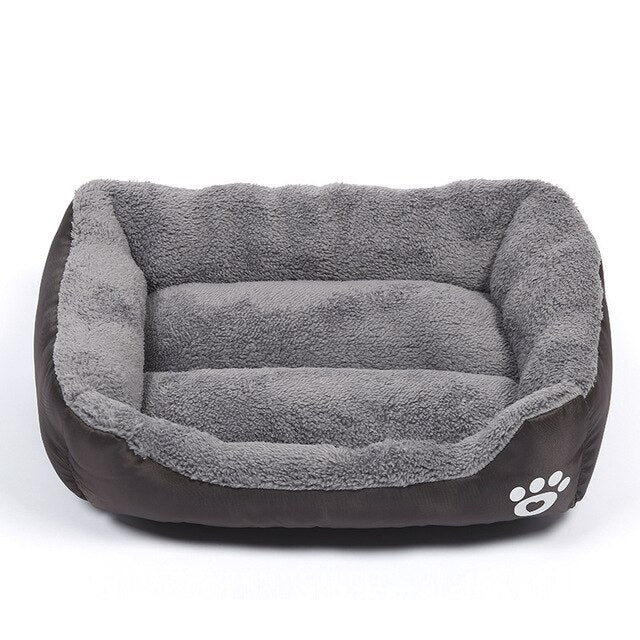 PETGOO Pet Sofa Dog Beds Waterproof Bottom Soft Fleece Winter Warm Cat Bed House Small Medium Large Dogs Comfort Mat Nest Kennel