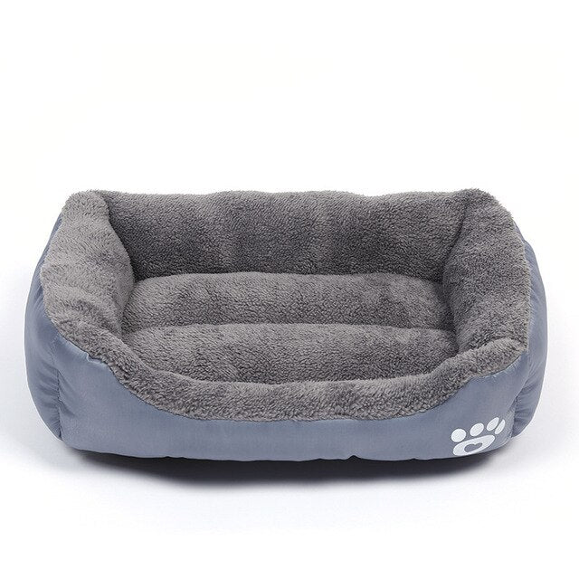 PETGOO Pet Sofa Dog Beds Waterproof Bottom Soft Fleece Winter Warm Cat Bed House Small Medium Large Dogs Comfort Mat Nest Kennel