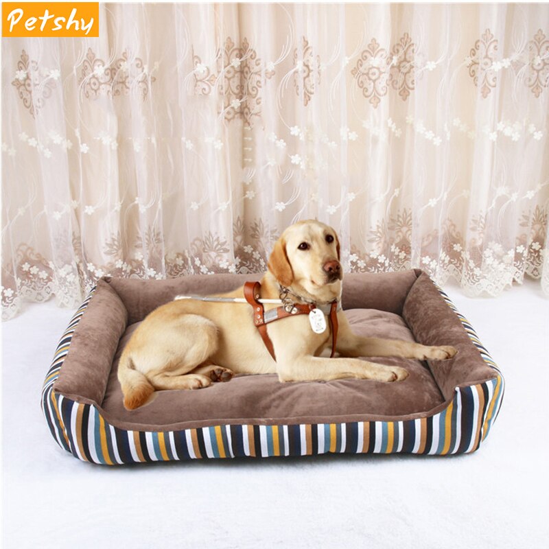 PETGOO New Pet Sofa Dog Beds Waterproof Bottom Soft Fleece Winter Warm Cat Bed House Pets Sleeping Mat Cushion For large dogs