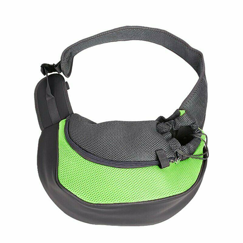 Pet Cat Carrier Puppy Dog Pouch Sling Mesh Backpack Outdoor Shoulder Chest Bag