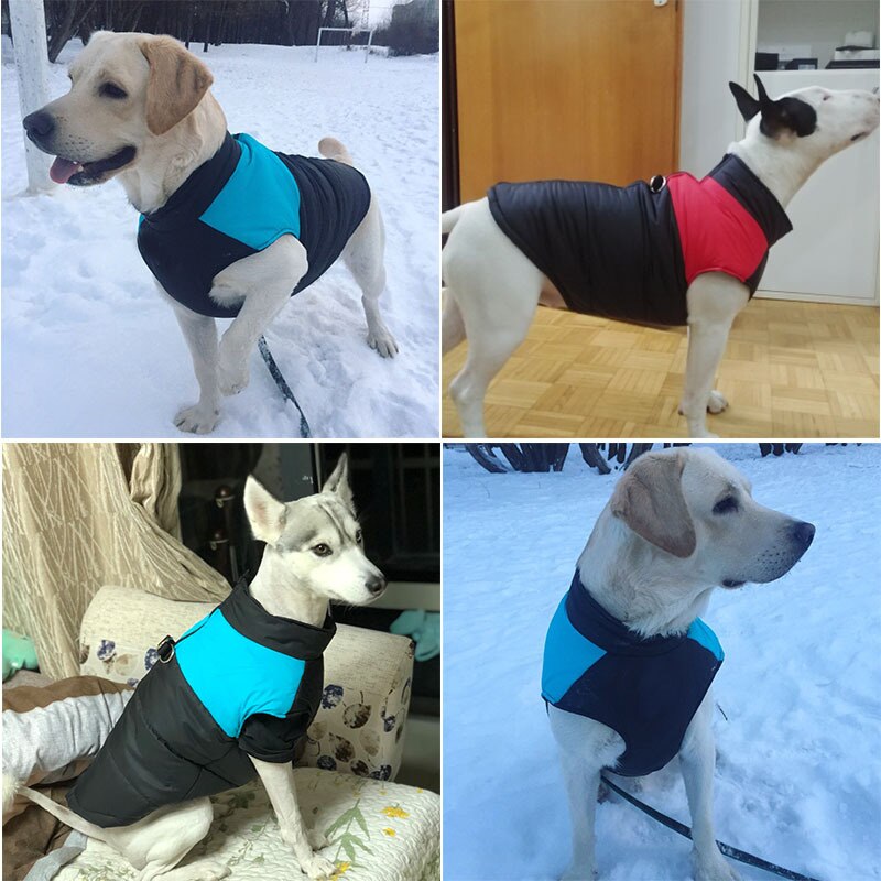 small large Dog Clothes Winter Warm pet dog Vest Jacket waterproof Coat For Small Medium Large Dogs Pug Chihuahua Bulldog Golden